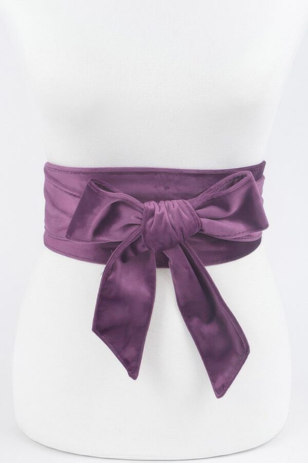 Velvet Kimono Wrap Belt – Long Sash