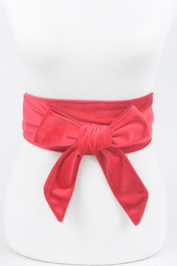 Velvet Kimono Wrap Belt – Long Sash