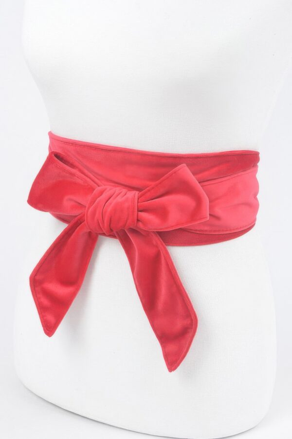 Velvet Kimono Wrap Belt – Long Sash