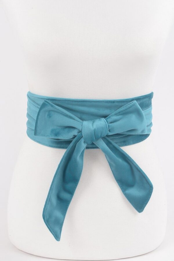 Velvet Kimono Wrap Belt – Long Sash