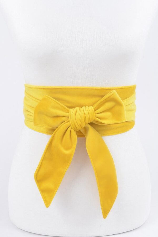 Velvet Kimono Wrap Belt – Long Sash