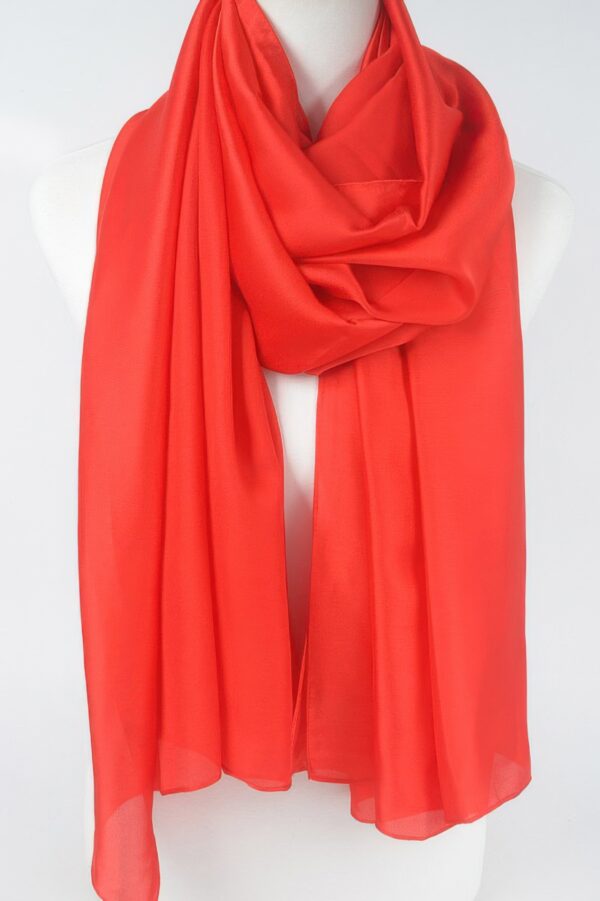 Satin Scarf – Lightweight Soft-Drape Accessory