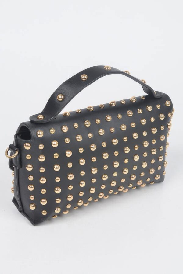 Studded Multi-Purpose Clutch – PU with Metal Accents