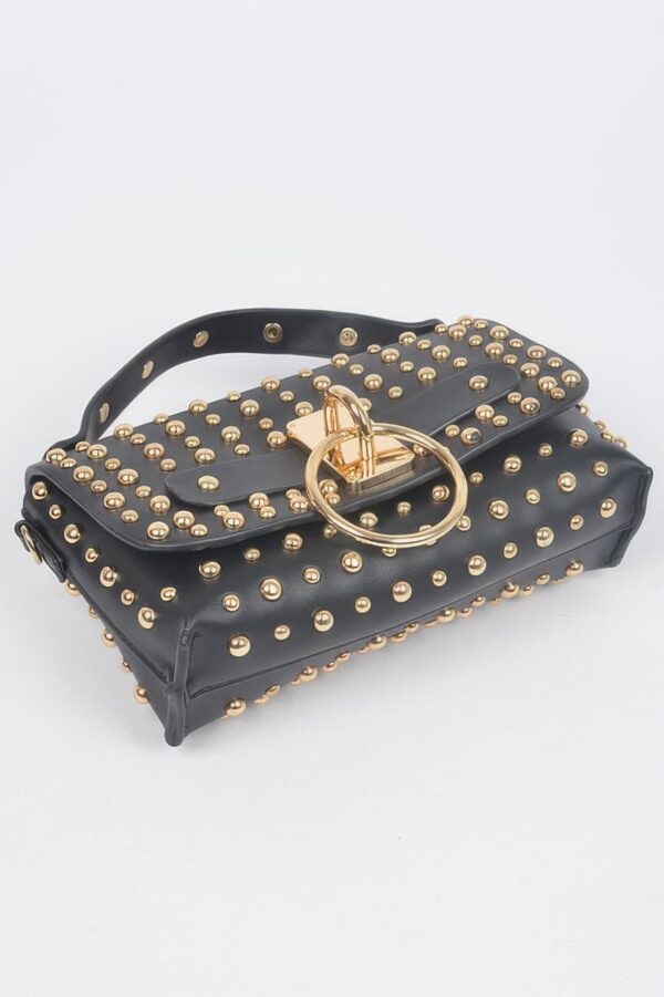 Studded Multi-Purpose Clutch – PU with Metal Accents
