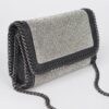 Rhinestone Chain Braided Clutch – Multi Color