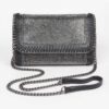 Rhinestone Chain Braided Clutch – Multi Color