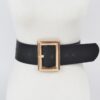 Rectangle Buckle Plus-Size Belt – Polyurethane
