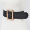 Rectangle Buckle Plus-Size Belt – Polyurethane