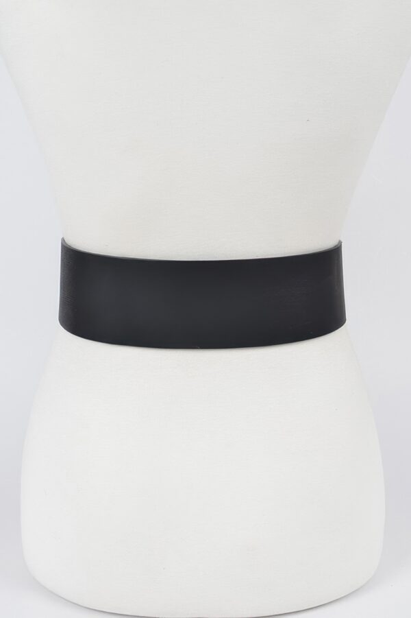 Rectangle Buckle Plus-Size Belt – Polyurethane