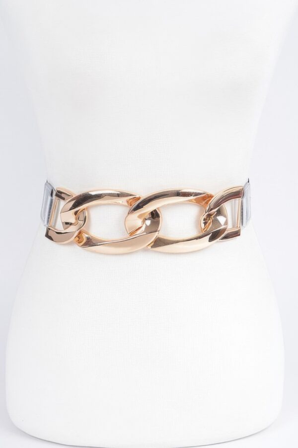 Transparent Oversized Chain Belt – Plus Size