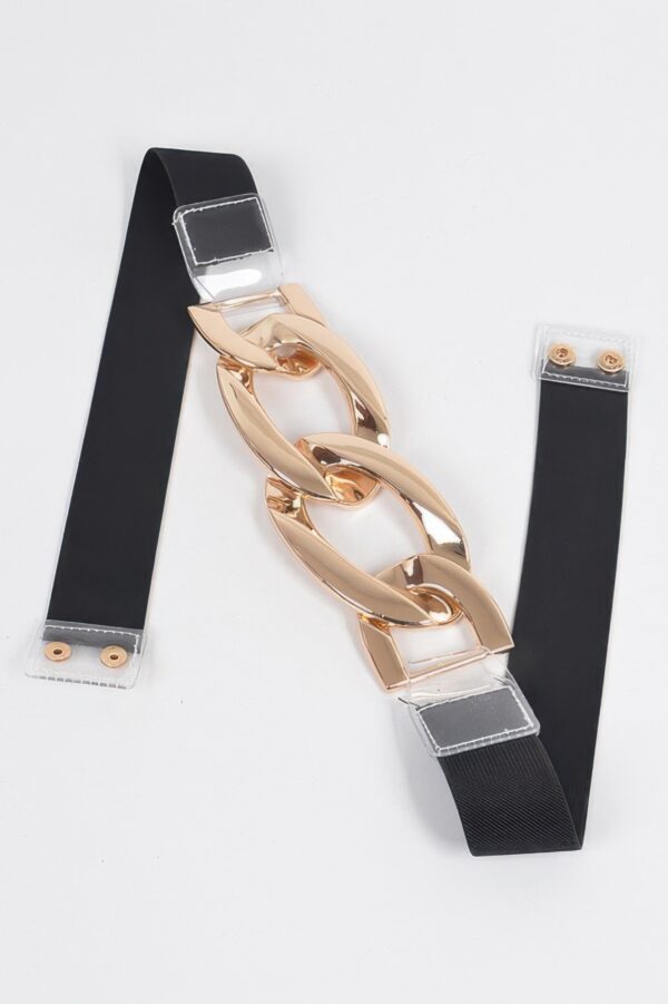 Transparent Oversized Chain Belt – Plus Size
