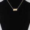 Jeweled Boss Chain Necklace – Structured Link