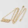 Jeweled Boss Chain Necklace – Structured Link