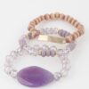 Giant Stone Bead Bracelet – Oversized Polished Beads