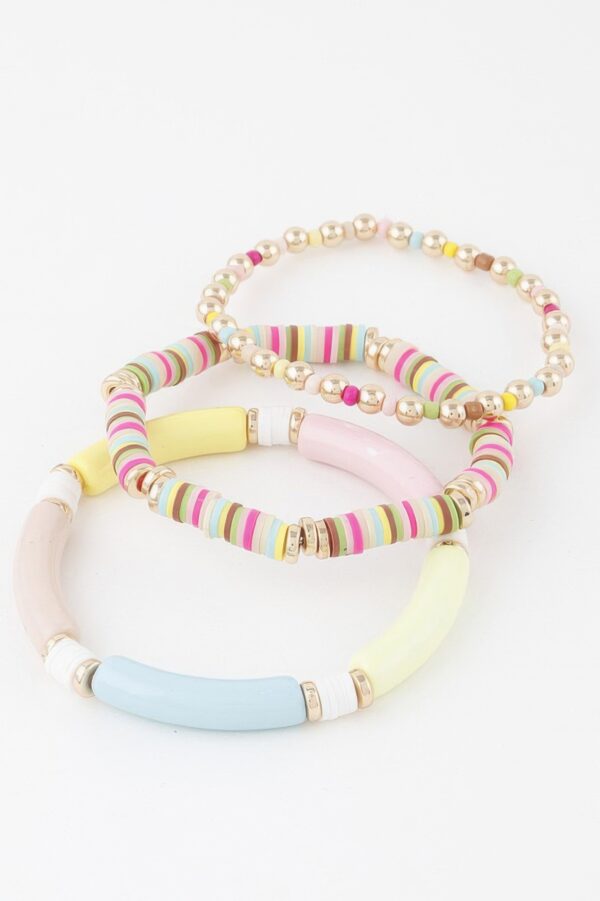 Stacked Multi-Strand Bracelet – Textured Layering