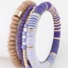 Multi Beaded Bracelet – Textured Stackable Design
