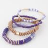 Multi Beaded Bracelet – Textured Stackable Design