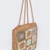 Faux Straw Tote – Textured Tall Silhouette