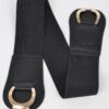 Wide Faux Leather Elastic Waist Belt – Plus Size