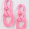 Color Chain Earrings – Elongated Chain Silhouette