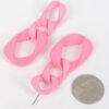 Color Chain Earrings – Elongated Chain Silhouette