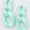 Color Chain Earrings – Elongated Chain Silhouette