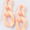 Color Chain Earrings – Elongated Chain Silhouette