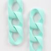 Vivid Chain Drop Earrings – Colorful Finish