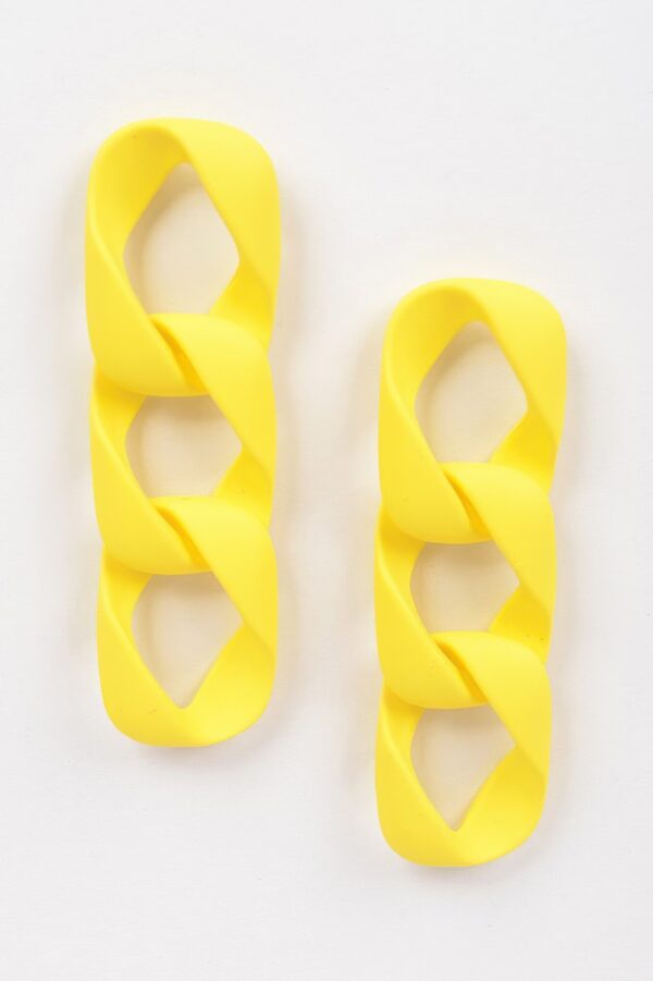 Vivid Chain Drop Earrings – Colorful Finish