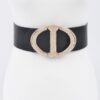 Rhinestone Buckle Waist Belt – Polyurethane