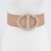 Rhinestone Buckle Waist Belt – Polyurethane