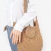 Faux Straw Tote – Textured Straw-Inspired Handbag