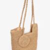 Faux Straw Tote – Textured Straw-Inspired Handbag