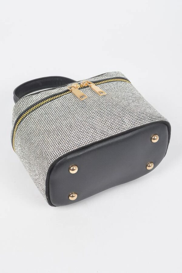 Rhinestone Top Handle Clutch – Sparkle Evening Clutch