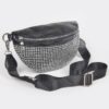 Stone-Studded Fanny Pack – Rhinestone Accent