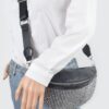 Stone-Studded Fanny Pack – Rhinestone Accent
