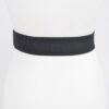 Rhinestone Elastic Waist Belt – 2″ Wide