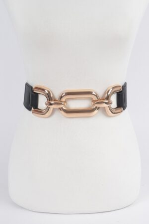 Elastic Belt with Oversized Chain – Plus Size