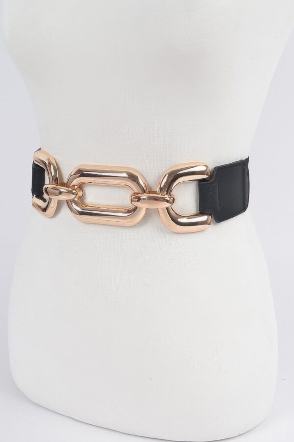 Elastic Belt with Oversized Chain – Plus Size