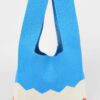 Multi-Color Poly Woven Structured Handbag