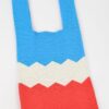 Multi-Color Poly Woven Structured Handbag