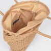 Faux Straw Tote – Structured Lightweight Carryall