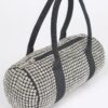 Mini Rhinestone Duffel Bag – Sparkling Structured Finish