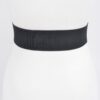 Plus-Size Elastic Belt with Rhinestone Buckle