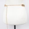 Multi-Layered Chain Waist Belt – Metallic Iron
