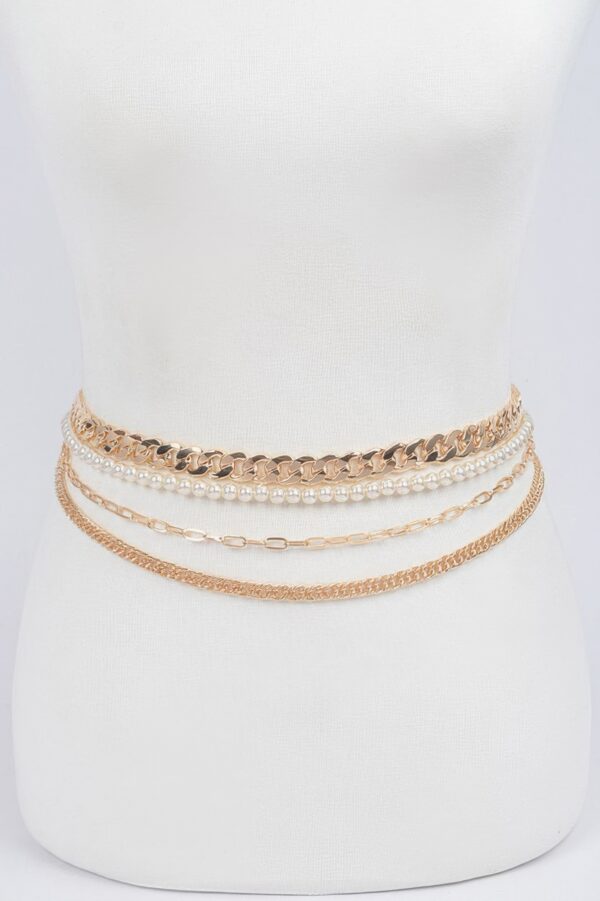 Layered Chain Belt – Multi-Row Iron Chain