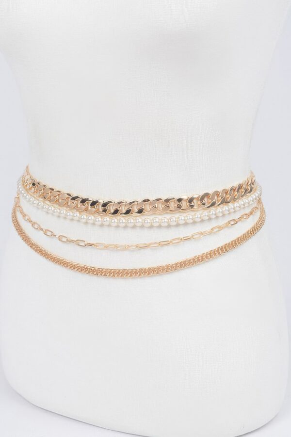 Layered Chain Belt – Multi-Row Iron Chain