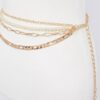 Multi-Layered Chain Belt – Slim Iron Accent
