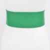 Faux Leather Wide Waist Belt – Structured Silhouette