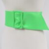 Faux Leather Wide Waist Belt – Structured Silhouette